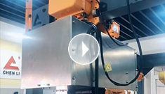 辰力電動葫蘆配置：不銹鋼車輪、施耐德變頻器、進口鏈條、不銹鋼防護