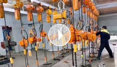 辰力電動(dòng)葫蘆車(chē)間員工工作視頻