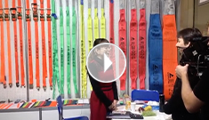  2017年科隆展會，德國***電視臺采訪辰力集團展位